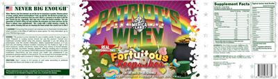 Patriot's Whey Fortuitous Keepsakes label