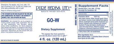 GO-W label