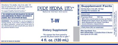 T-W label