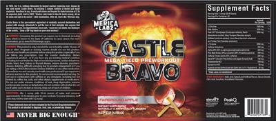 Castle Bravo Fairground Apple label