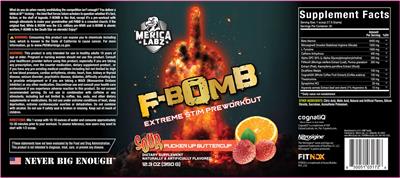 F-Bomb Sour Pucker UP Buttercup label
