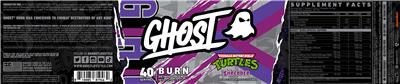 Burn Teenage Mutant Ninja Turtles Shredder label