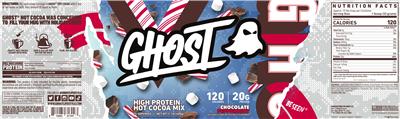 High Protein Hot Cocoa Mix Chocolate Peppermint label