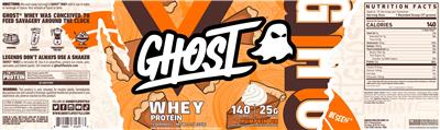 Whey Protein Pumpkin Pie label