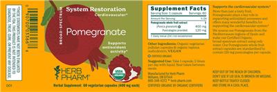 Pomegranate label