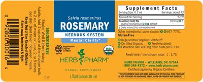Rosemary label