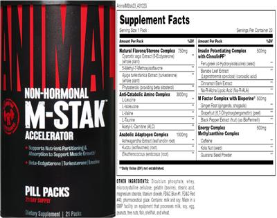 Animal M-Stak label