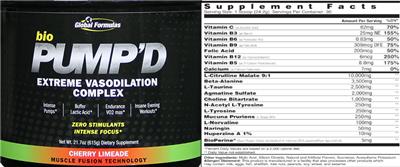 bioPUMP’D Cherry Limeade label