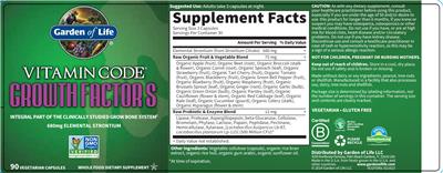 Growth Factors label