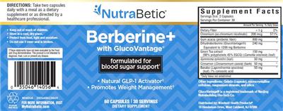 Berberine+ by NutraBetic: Ingredients, Drug Interactions & Pharmacist Review