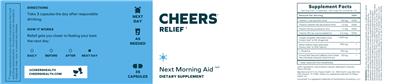Relief Next Morning Aid label