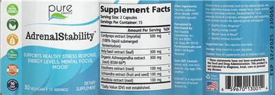 AdrenalStability label