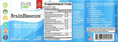 BrainEssence label