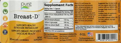 Breast-D label