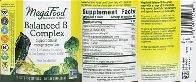 Balanced B Complex label