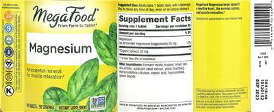 Magnesium label