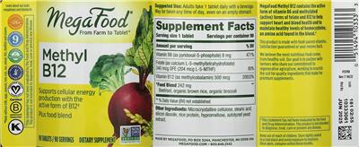 Methyl B12 label