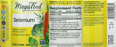 Selenium label