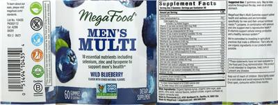 Men's Multi Wild Blueberry label