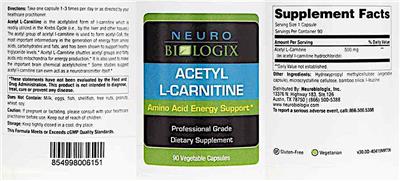 Acetyl L-Carnitine label