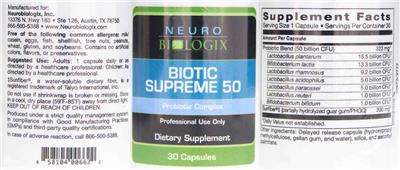 Biotic Supreme 50 label