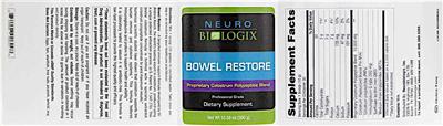 Bowel Restore label