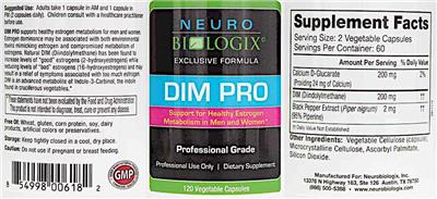 DIM Pro label