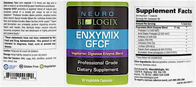 Enxymix GFCF label