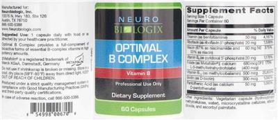 Optimal B Complex label