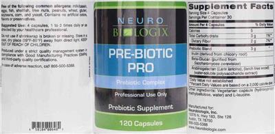 Pre-Biotic Pro label