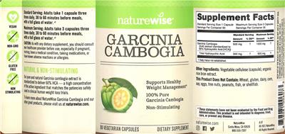 Garcinia Cambogia label