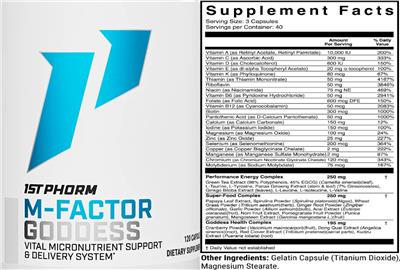 M-Factor Goddess label