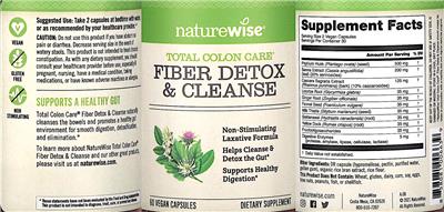 Fiber Detox & Cleanse label