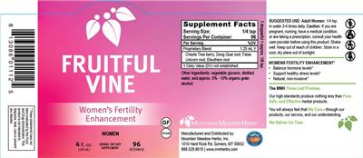 Fruitful Vine label