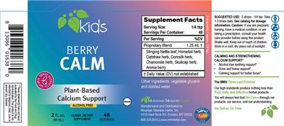 Berry Calm label