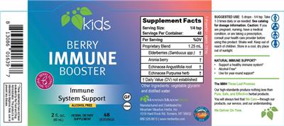 Berry Immune Booster label