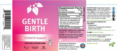 Gentle Birth label