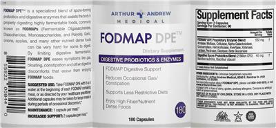 Fodmap DPE label