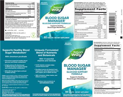 Blood Sugar Manager label
