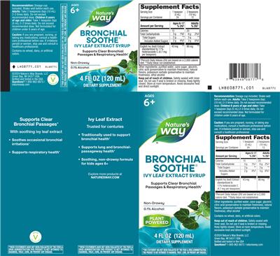 Bronchial Soothe label