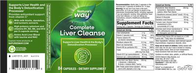 Complete Liver Cleanse label