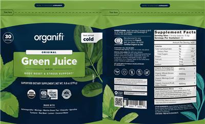 Green Juice Original label
