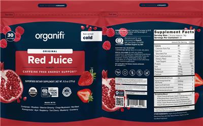 Red Juice Original label