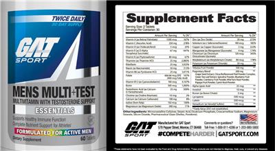 Mens Multi+Test label
