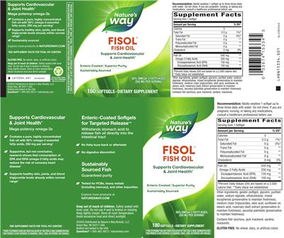 Fisol Fish Oil label