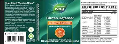 Gluten Defense label