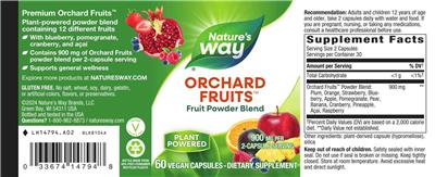 Orchard Fruits label