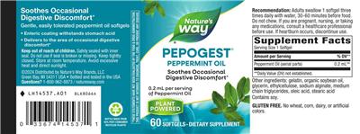 Pepogest label