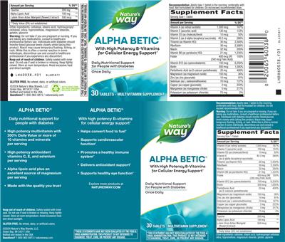 Alpha Betic label