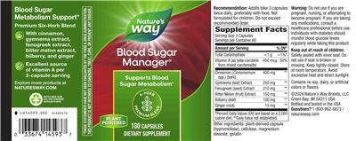 Blood Sugar Manager label